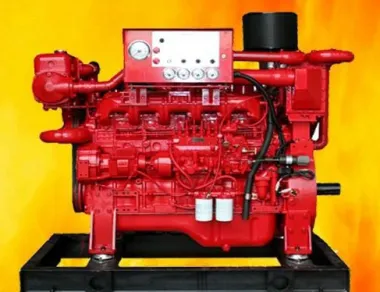 Diesel Engine Defender Diesel Fire Pump SetBy Isuzu TechnologyCap 500 GPM Head 80 MeterStandart control engine box diesel engine 7