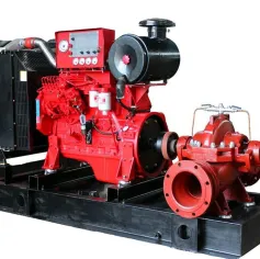 Diesel Fire Pump SetDEF 6BT59Cap 750 GPM Head 110 MeterStandart control engine box